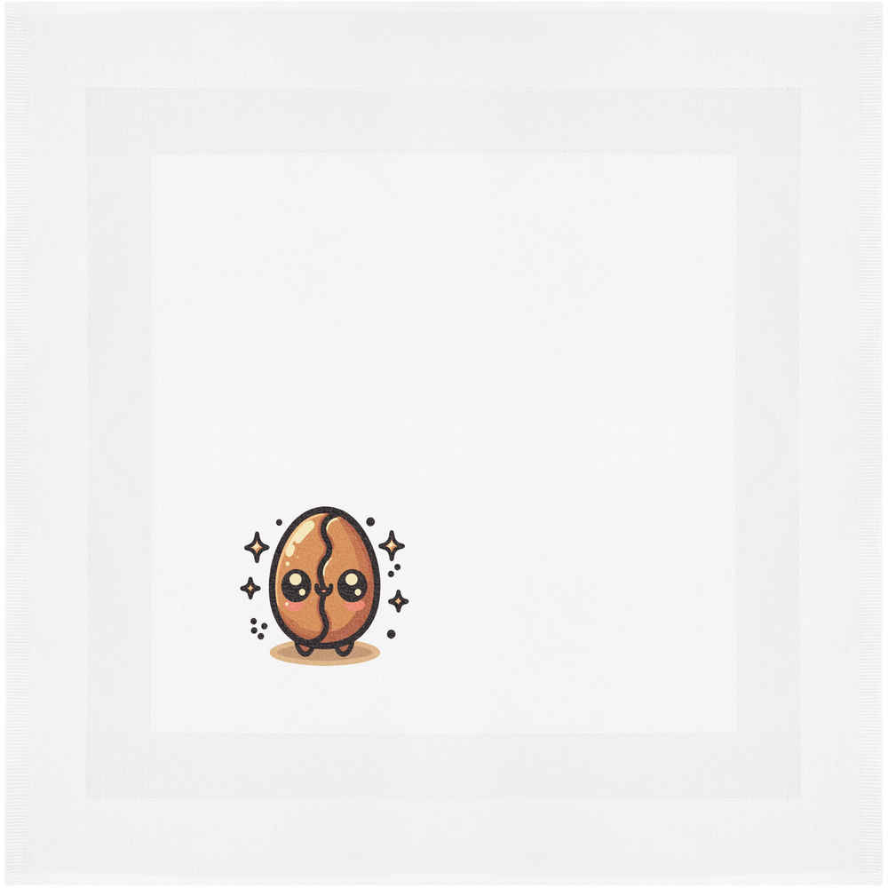 'Cute Coffee Bean' Cotton Napkin / Dinner Cloth (NK00043911)