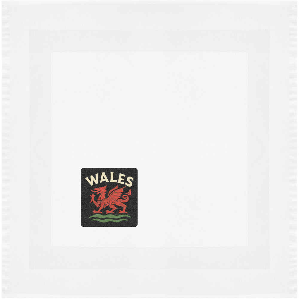 'Welsh Flag Motif' Cotton Napkin / Dinner Cloth (NK00044345)