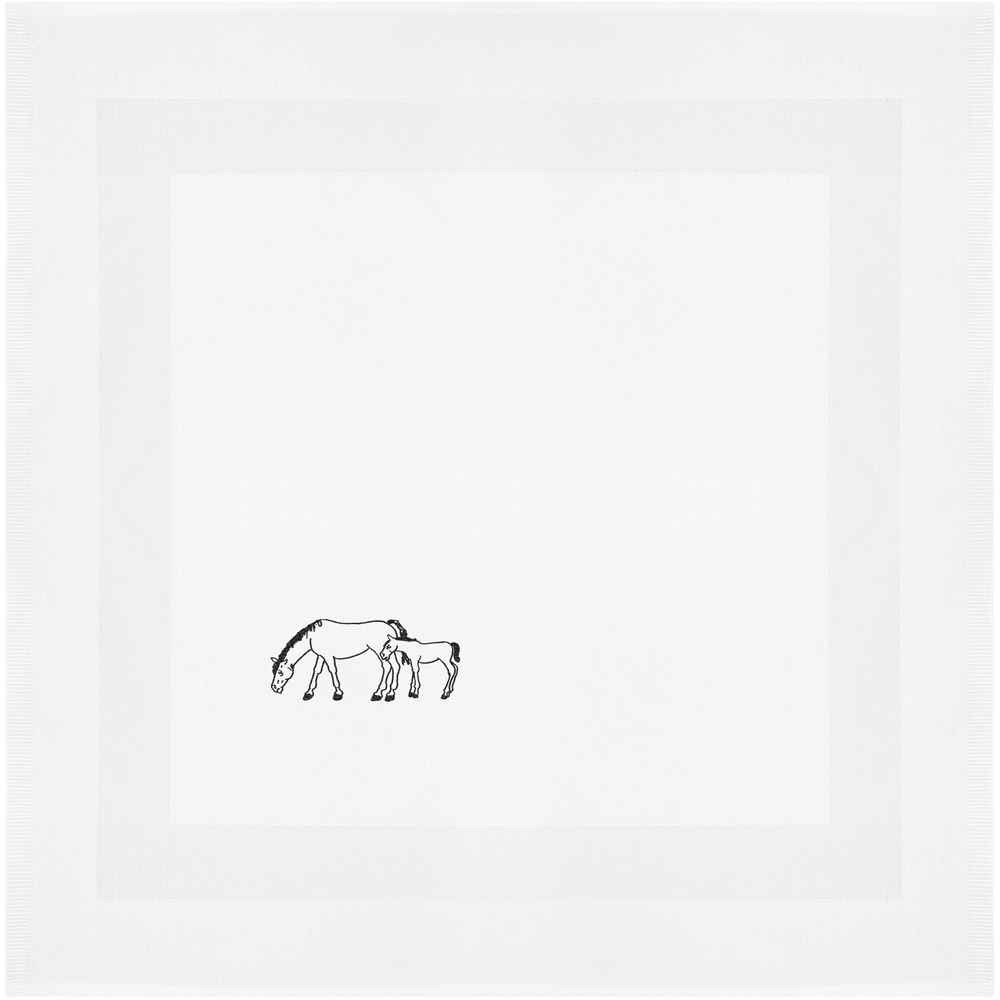 'Mare and Foal Horses' Cotton Napkin / Dinner Cloth (NK00045312)