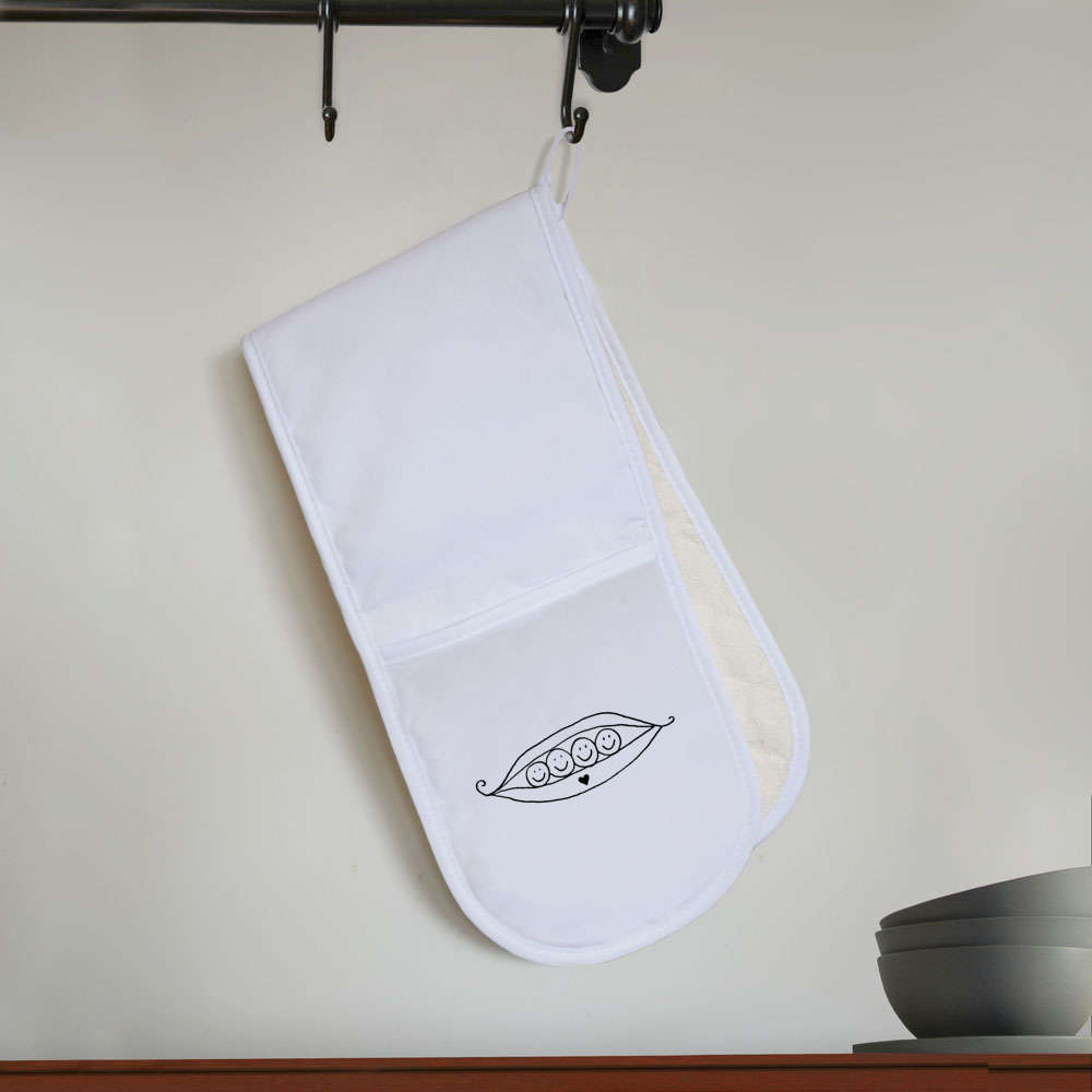 Ofenhandschuh / Fäustling "Erbsen in einer Schote" (OG041202) - Bild 13 von 15