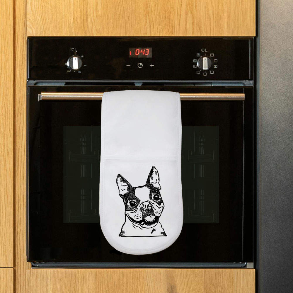 'French Bulldog Face ' Oven Glove / Mitten (OG049479) - Picture 12 of 15