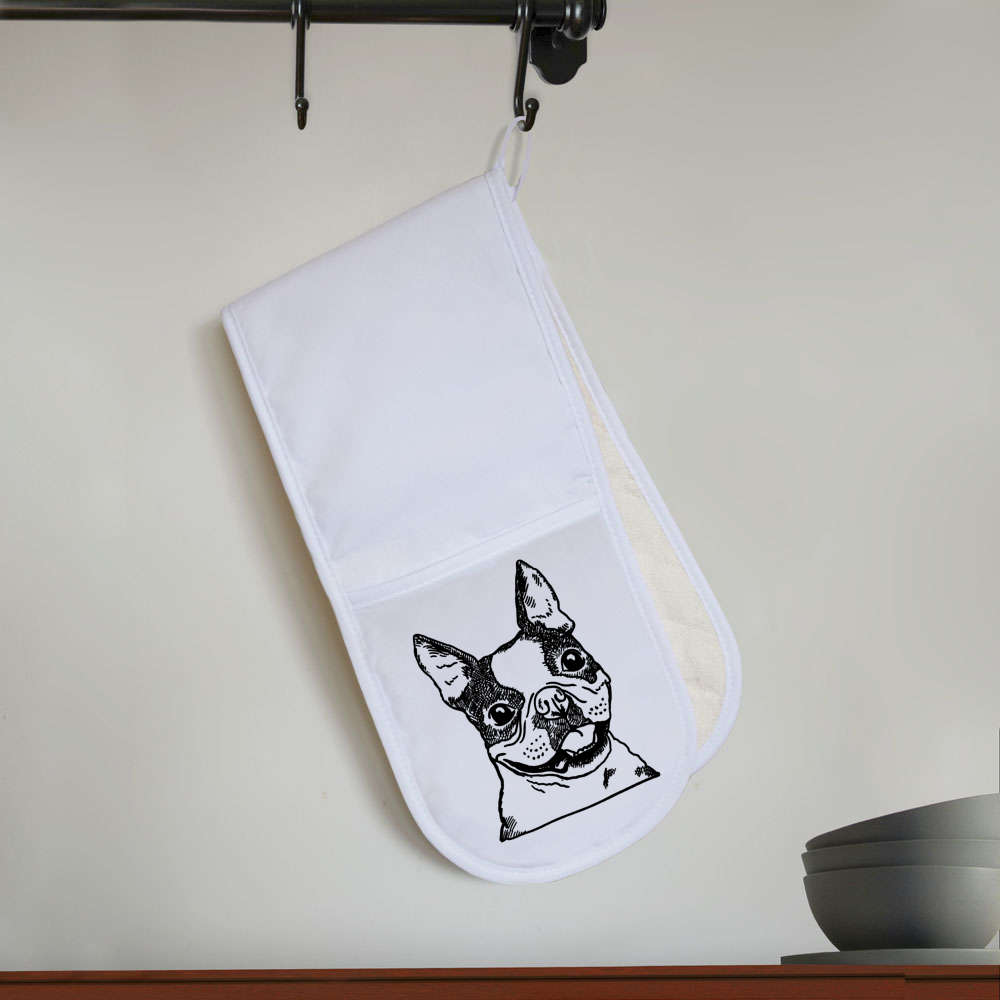 'French Bulldog Face ' Oven Glove / Mitten (OG049479) - Picture 13 of 15