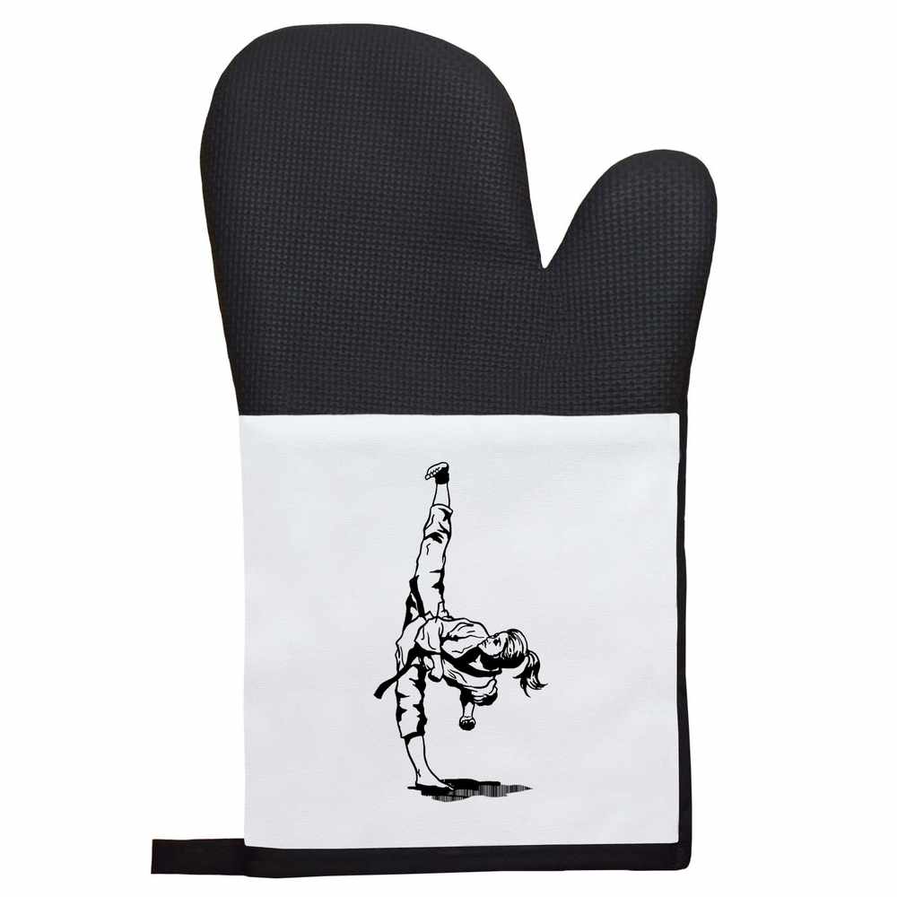 'Karate Kick' Oven Glove / Mitt (OG00008659)