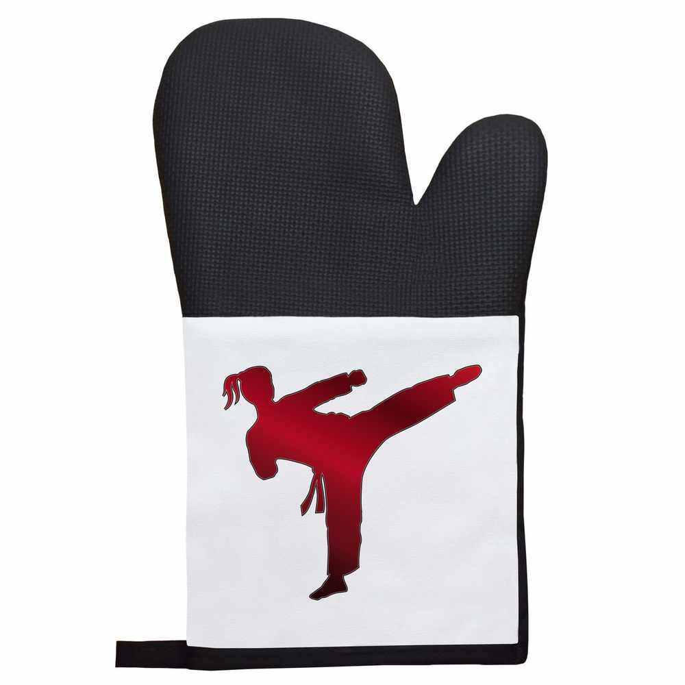 'Karate Kick' Oven Glove / Mitt (OG00008713)