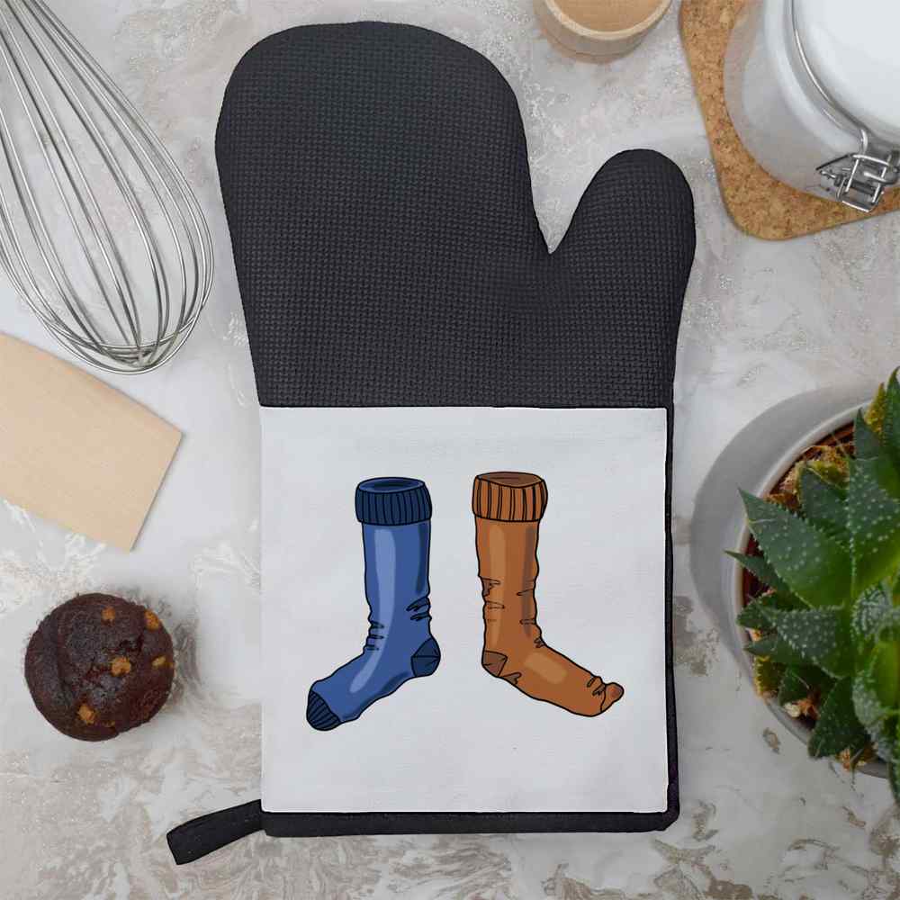 'Odd Socks Mens' Oven Glove / Mitten (OG039176) - Picture 7 of 15