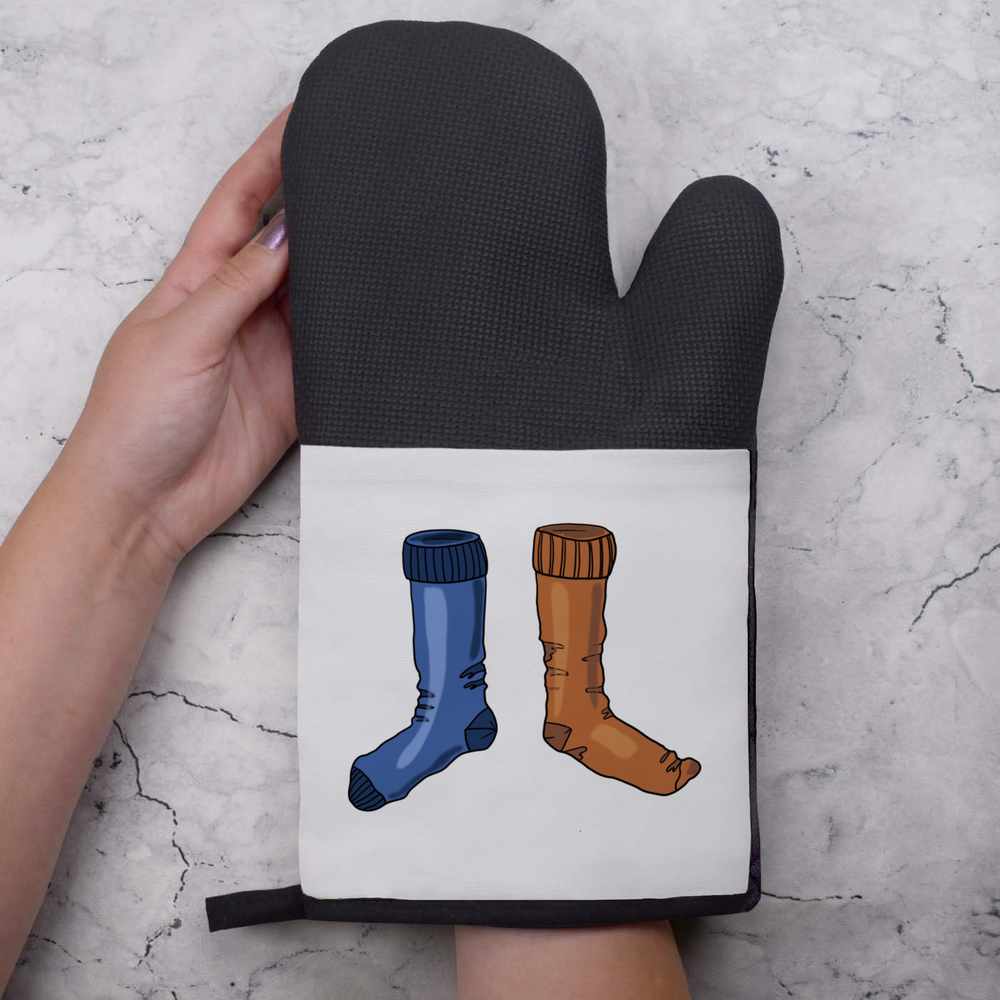 'Odd Socks Mens' Oven Glove / Mitten (OG039176) - Picture 8 of 15