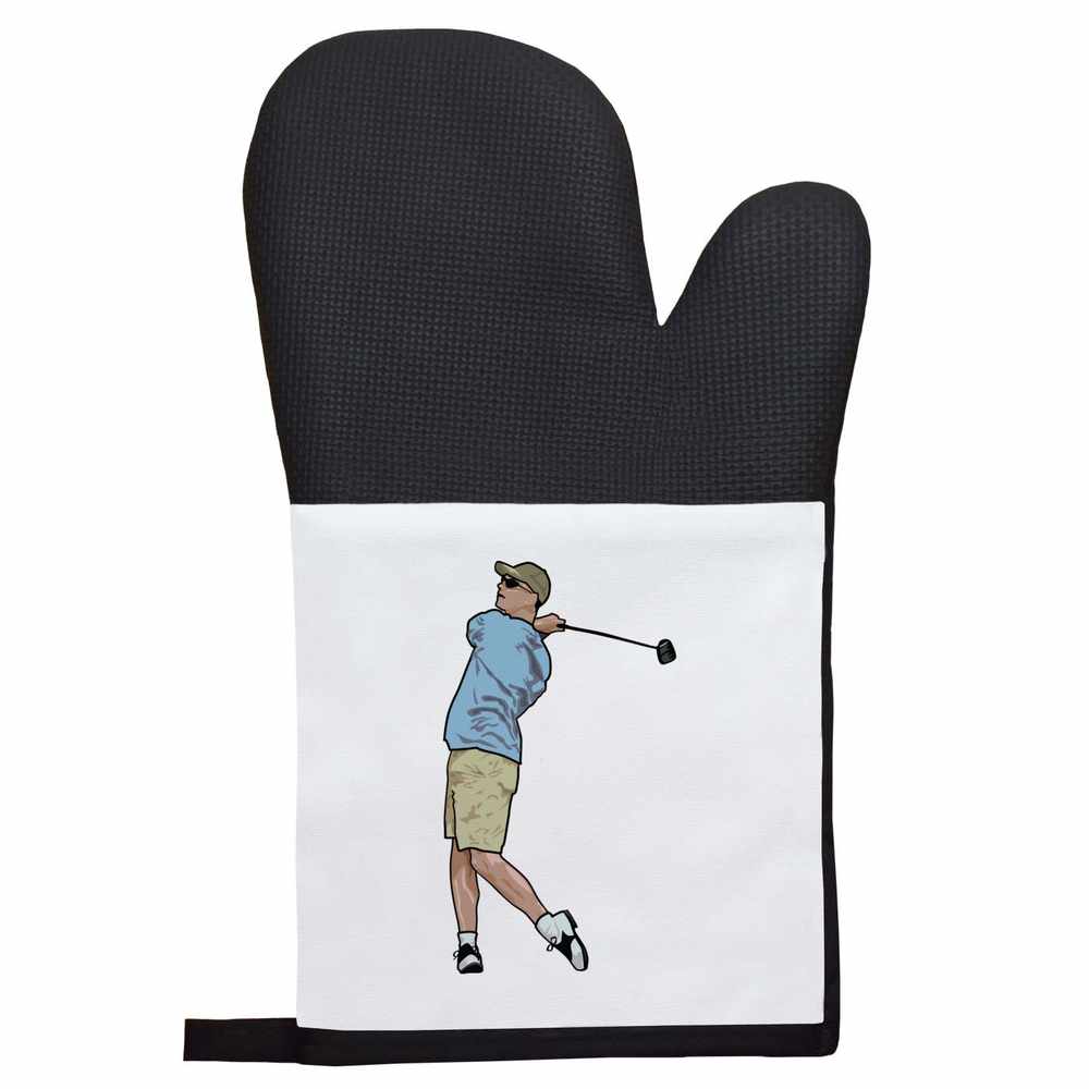 'Golf Player' Oven Glove / Mitt (OG00048893)