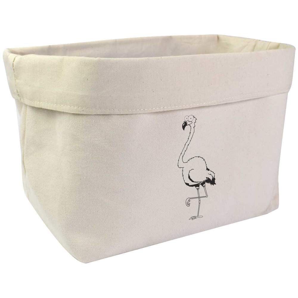 Large 'Flamingo' Canvas Organiser / Storage Bag (OR00000105)