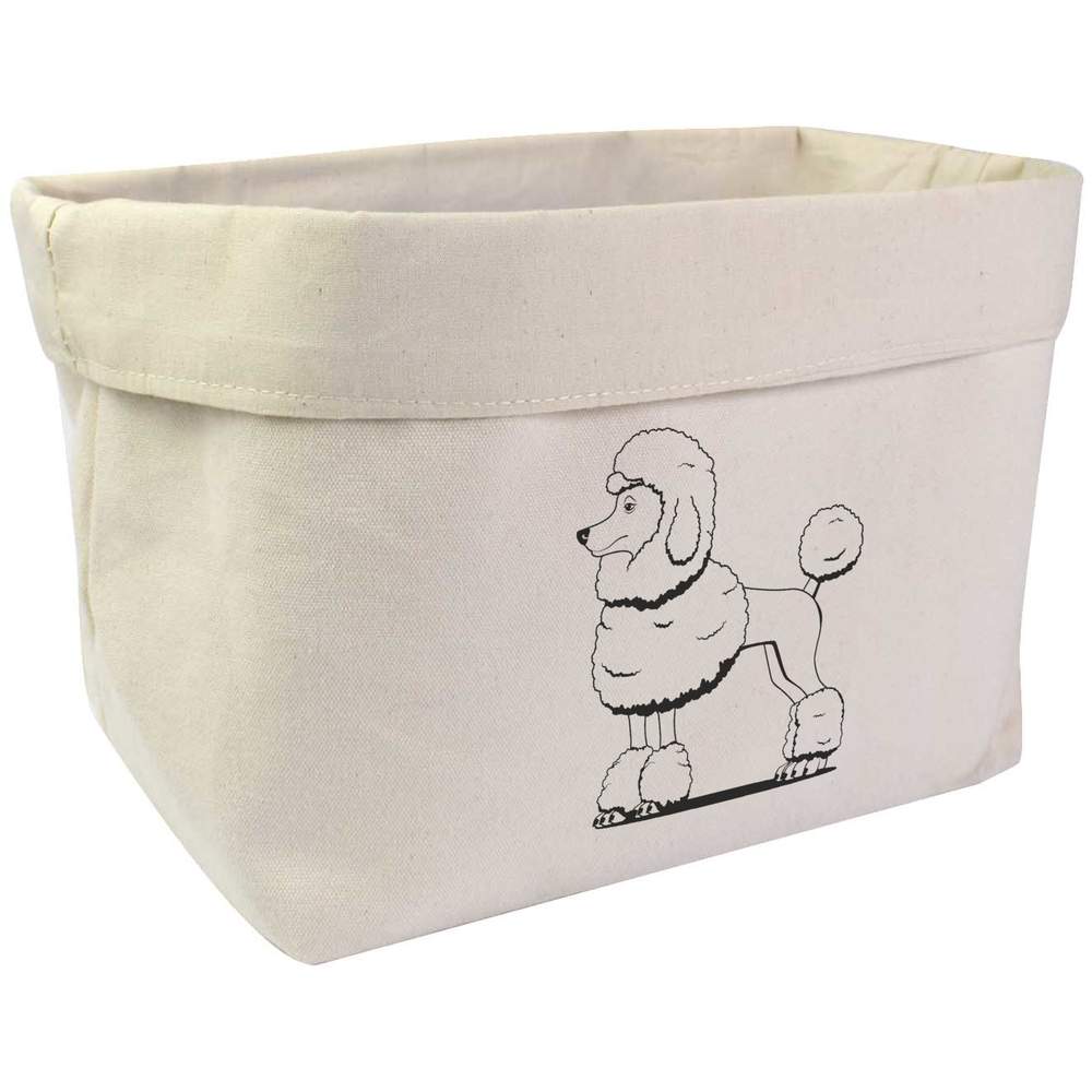 Large 'Poodle' Canvas Organiser / Storage Bag (OR00000876)