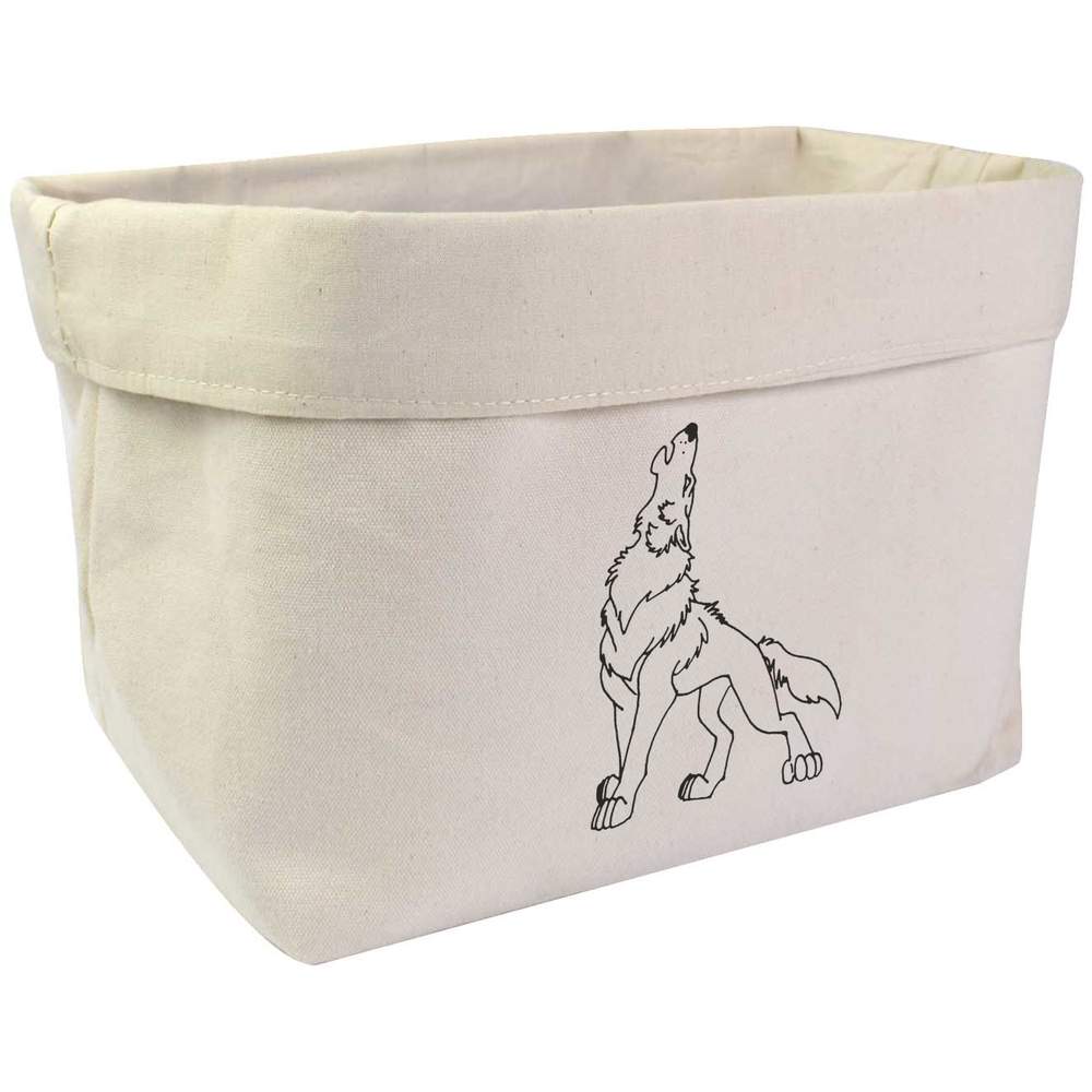 Large 'Wolf' Canvas Organiser / Storage Bag (OR00000916)