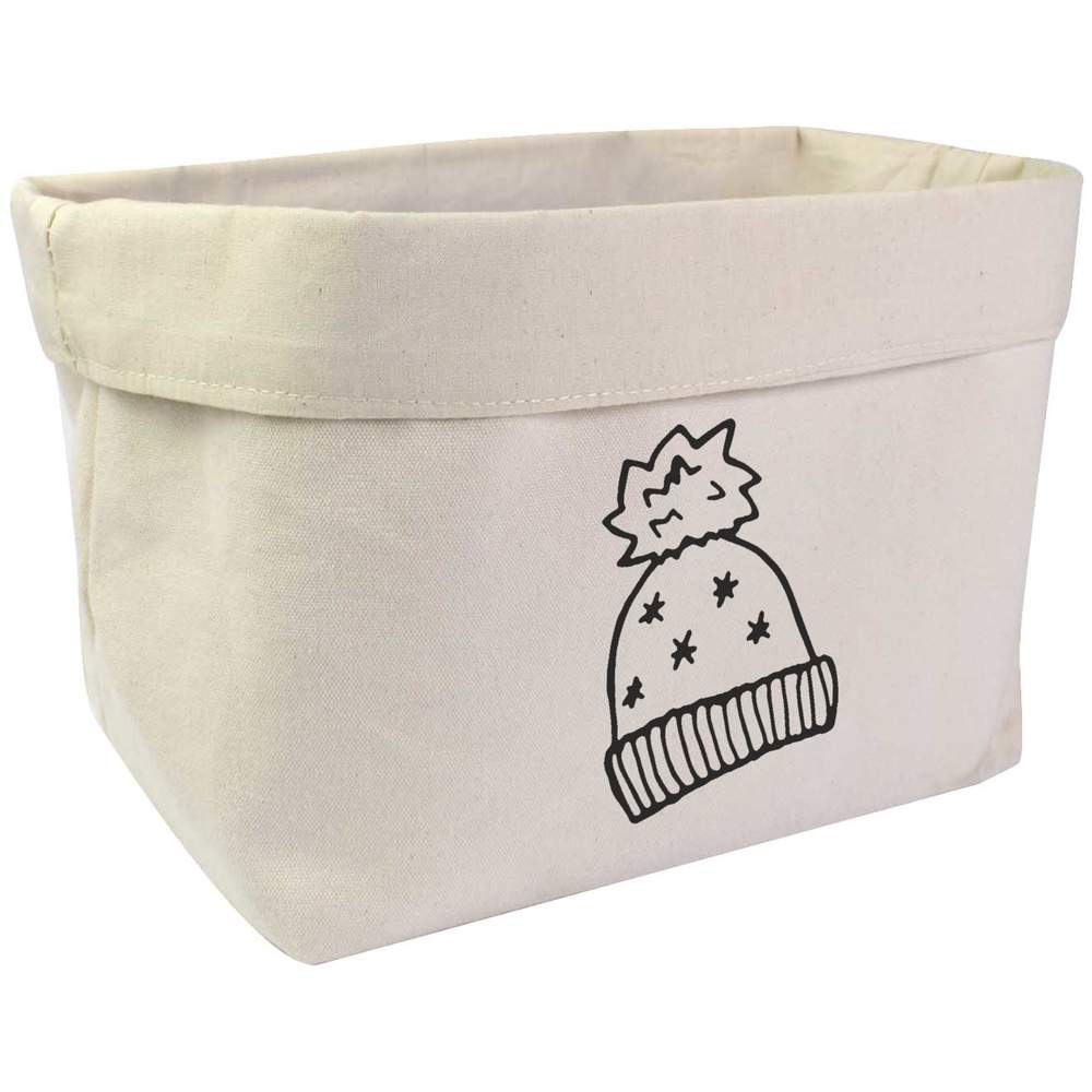 Large 'Bobble Hat' Canvas Organiser / Storage Bag (OR00004683)