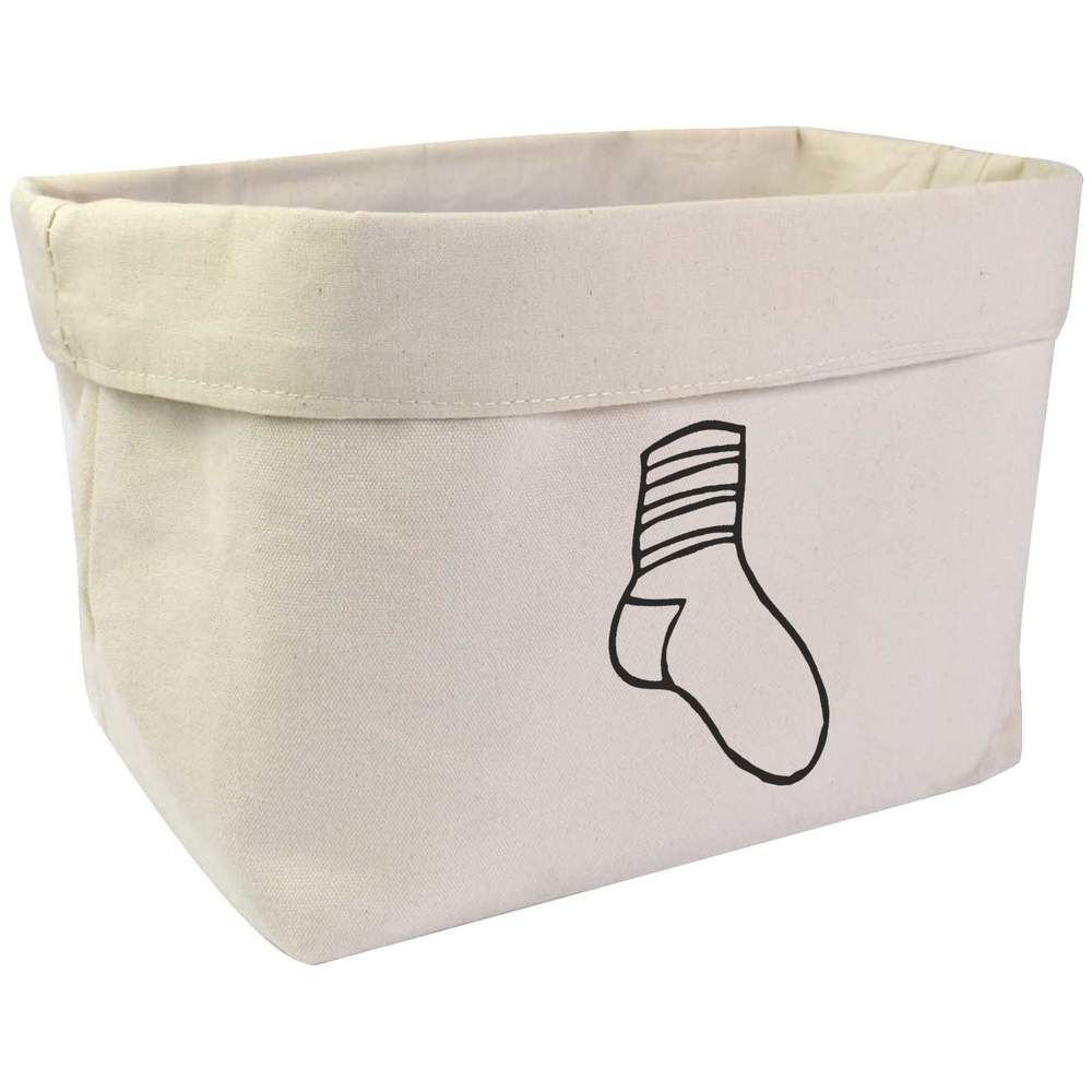 Large 'Odd Sock' Canvas Organiser / Storage Bag (OR00005339)