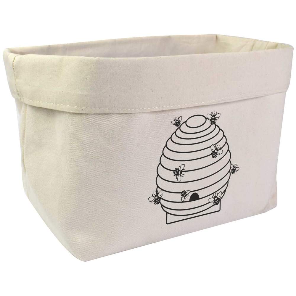Large 'Bee Hive' Canvas Organiser / Storage Bag (OR00006911)