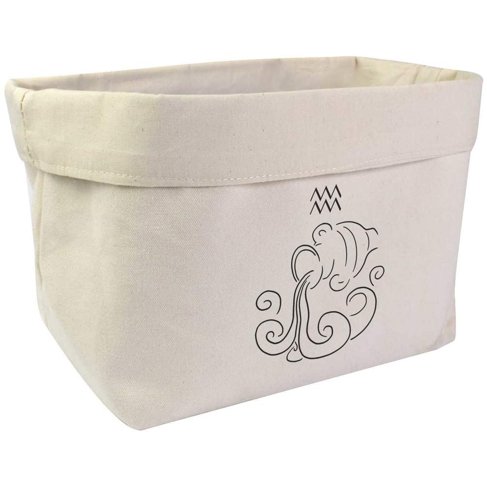 Large 'Aquarius Jug' Canvas Organiser / Storage Bag (OR00007352)