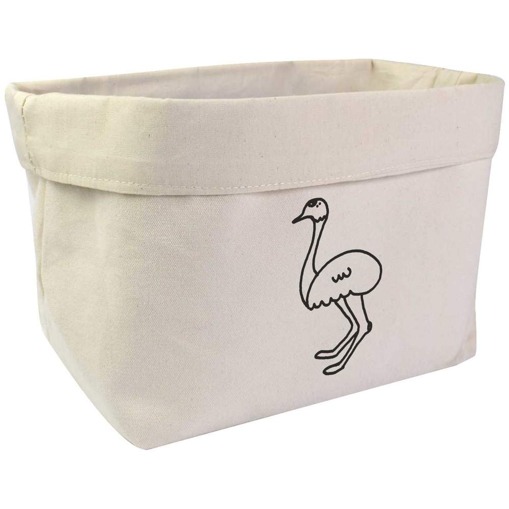 Large 'Ostrich' Canvas Organiser / Storage Bag (OR00012690)