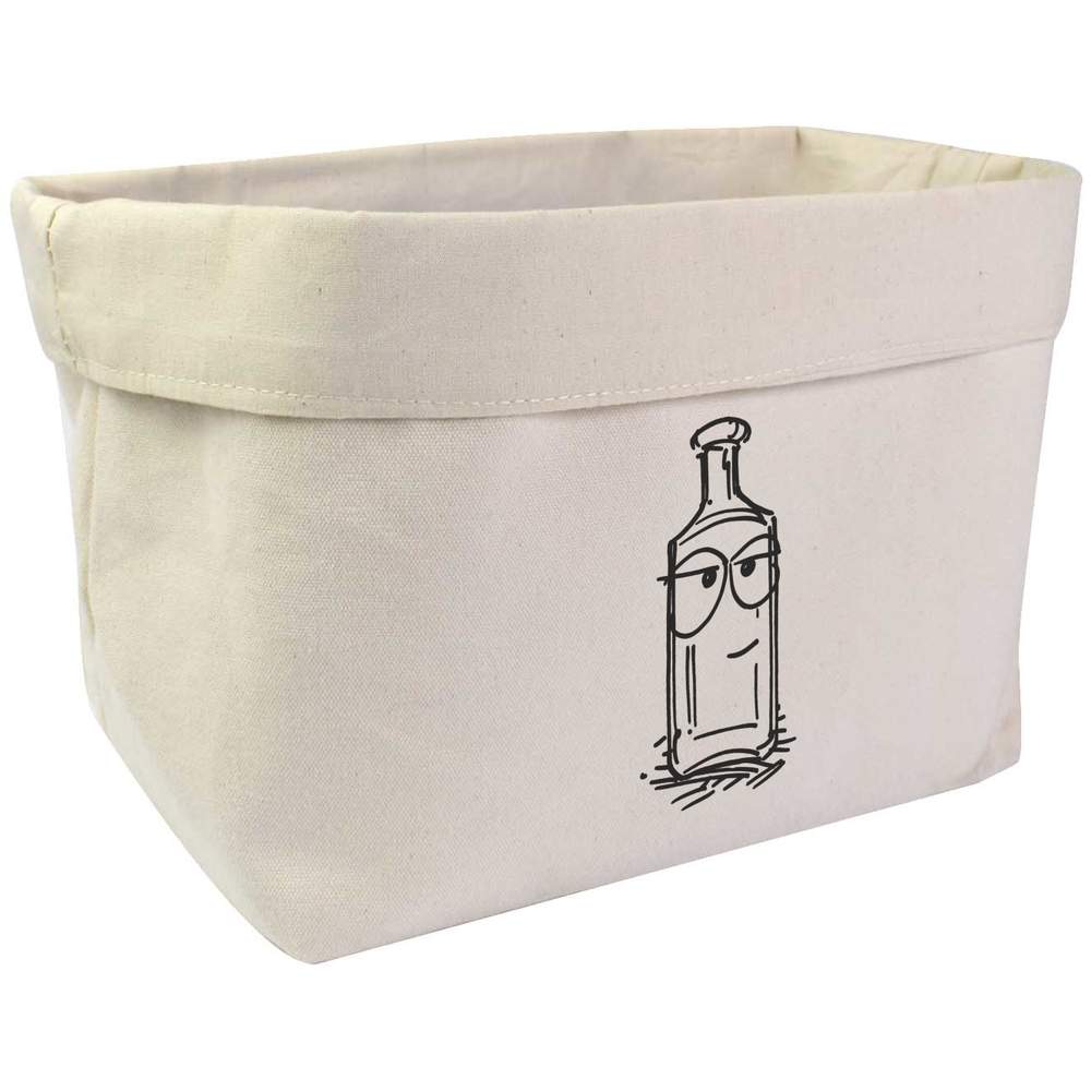 Large 'Spirit Bottle' Canvas Organiser / Storage Bag (OR00020944)