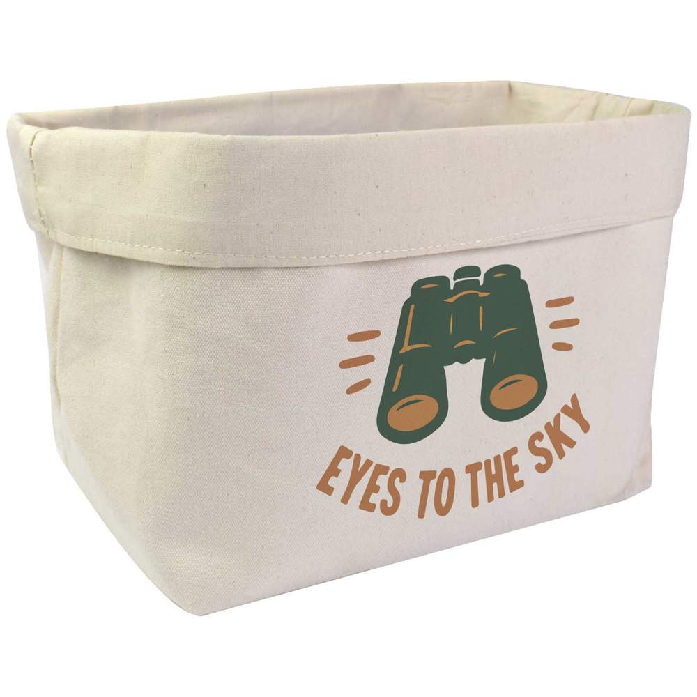 Large 'Eyes To The Sky Binoculars' Canvas Organiser / Storage Bag (OR00039855)