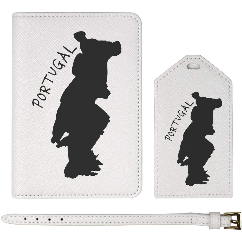 'Portugal Country' Passport Cover & Luggage Tag Travel Set (PA00004270)