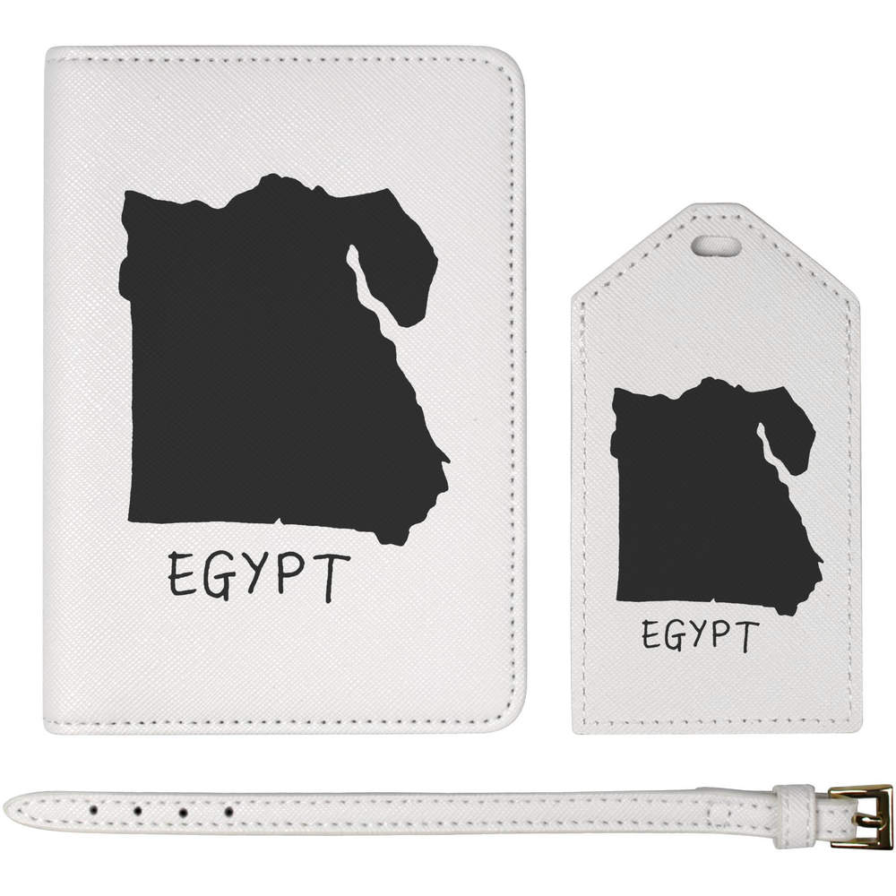 'Egypt Country' Passport Cover & Luggage Tag Travel Set (PA00005148)