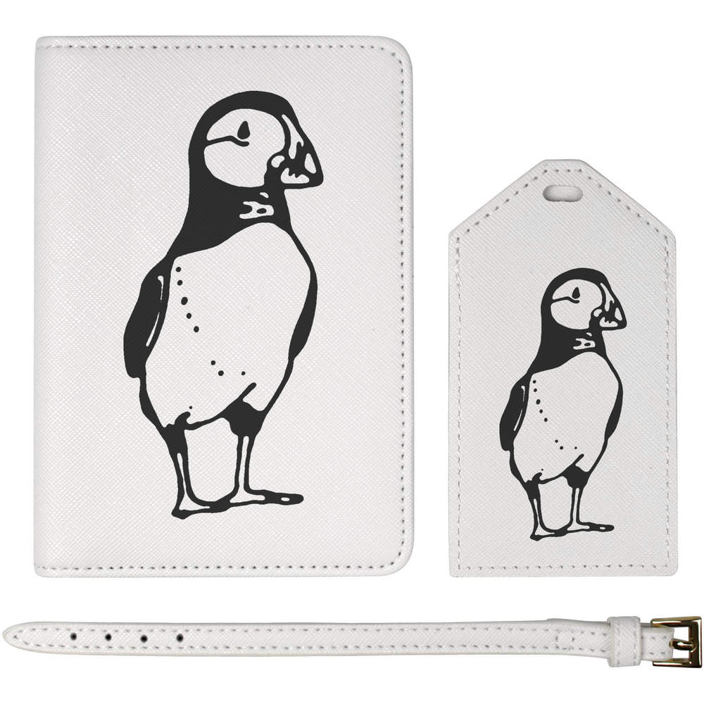 'Puffin' Passport Cover & Luggage Tag Travel Set (PA00006531)