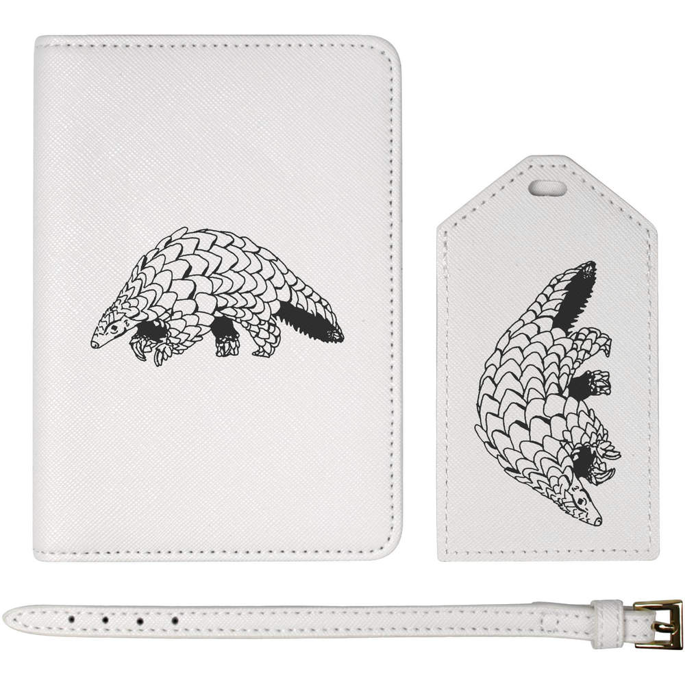 'Pangolin' Passport Cover & Luggage Tag Travel Set (PA00006817)