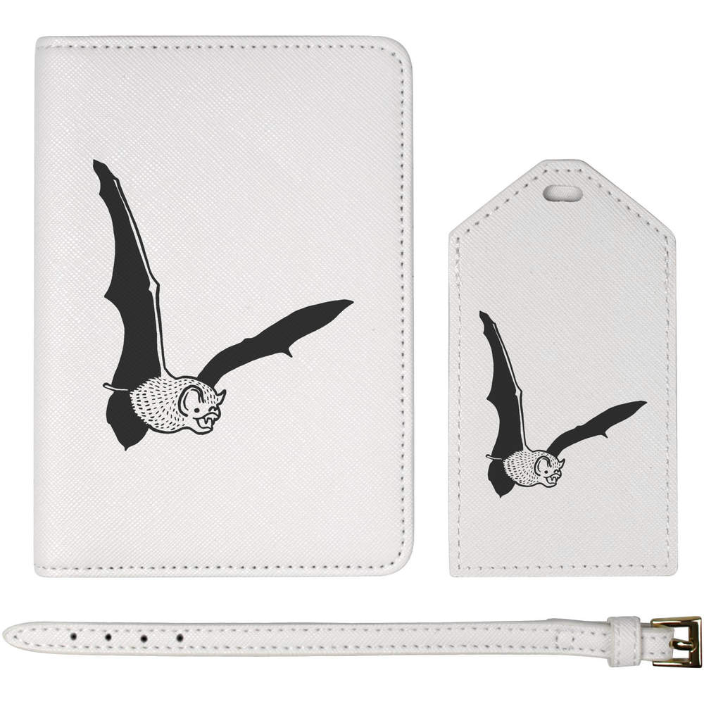 'Flying Bat' Passport Cover & Luggage Tag Travel Set (PA00008659)