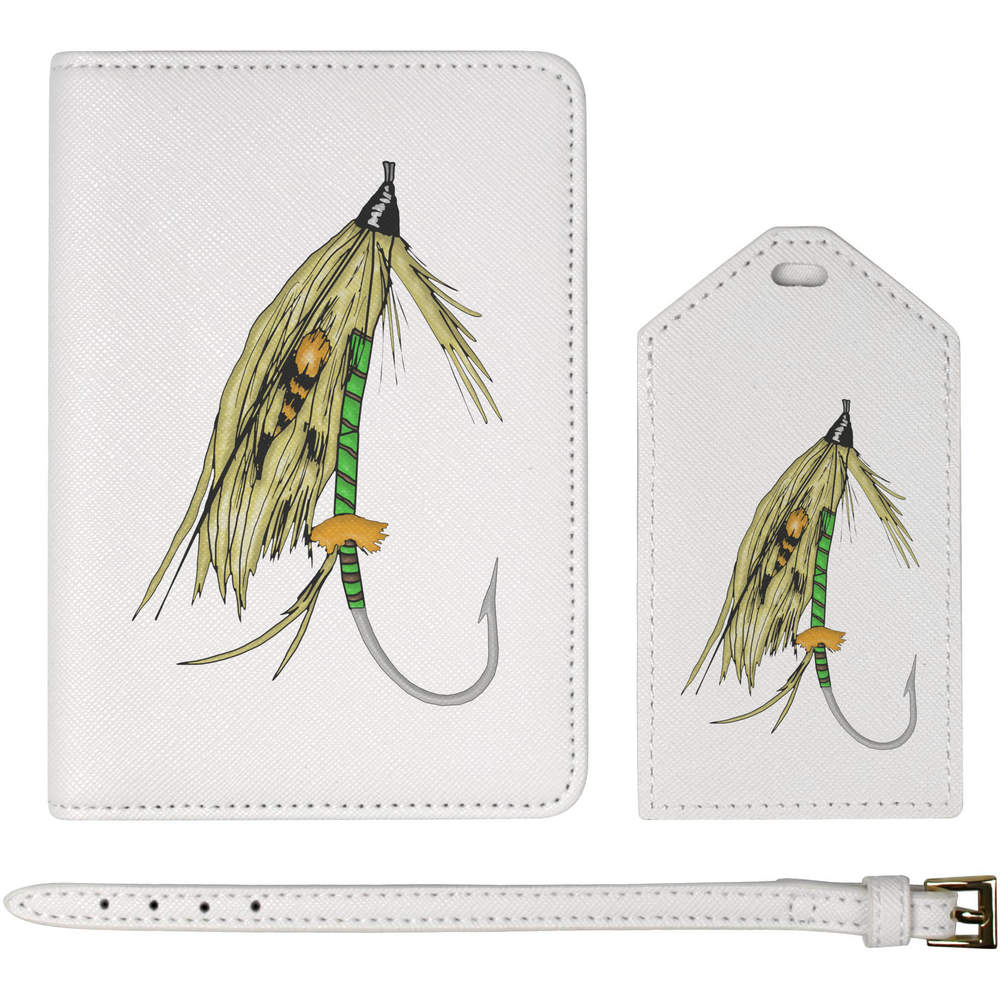 'Fishing Fly' Passport Cover & Luggage Tag Travel Set (PA00013391)