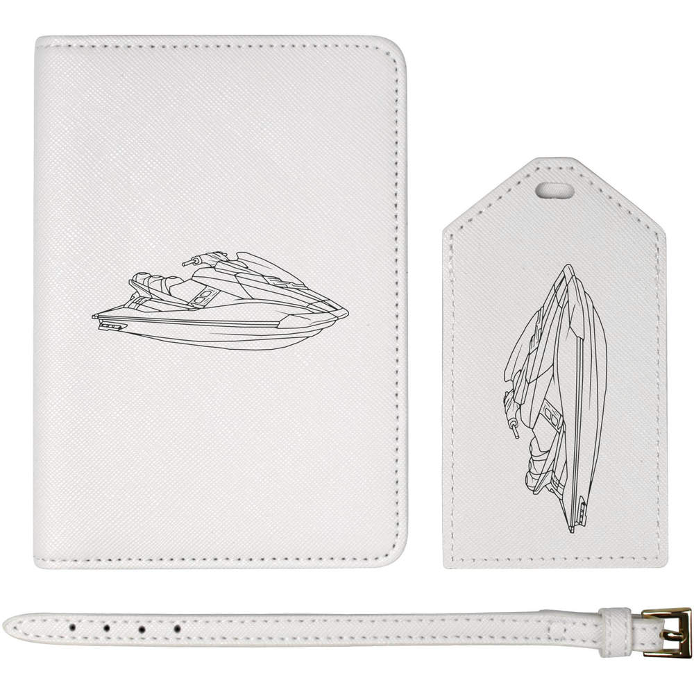 'Jet Ski' Passport Cover & Luggage Tag Travel Set (PA00014386)