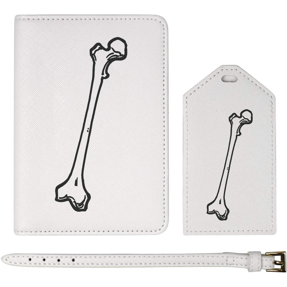 'Femur' Passport Cover & Luggage Tag Travel Set (PA00016759)