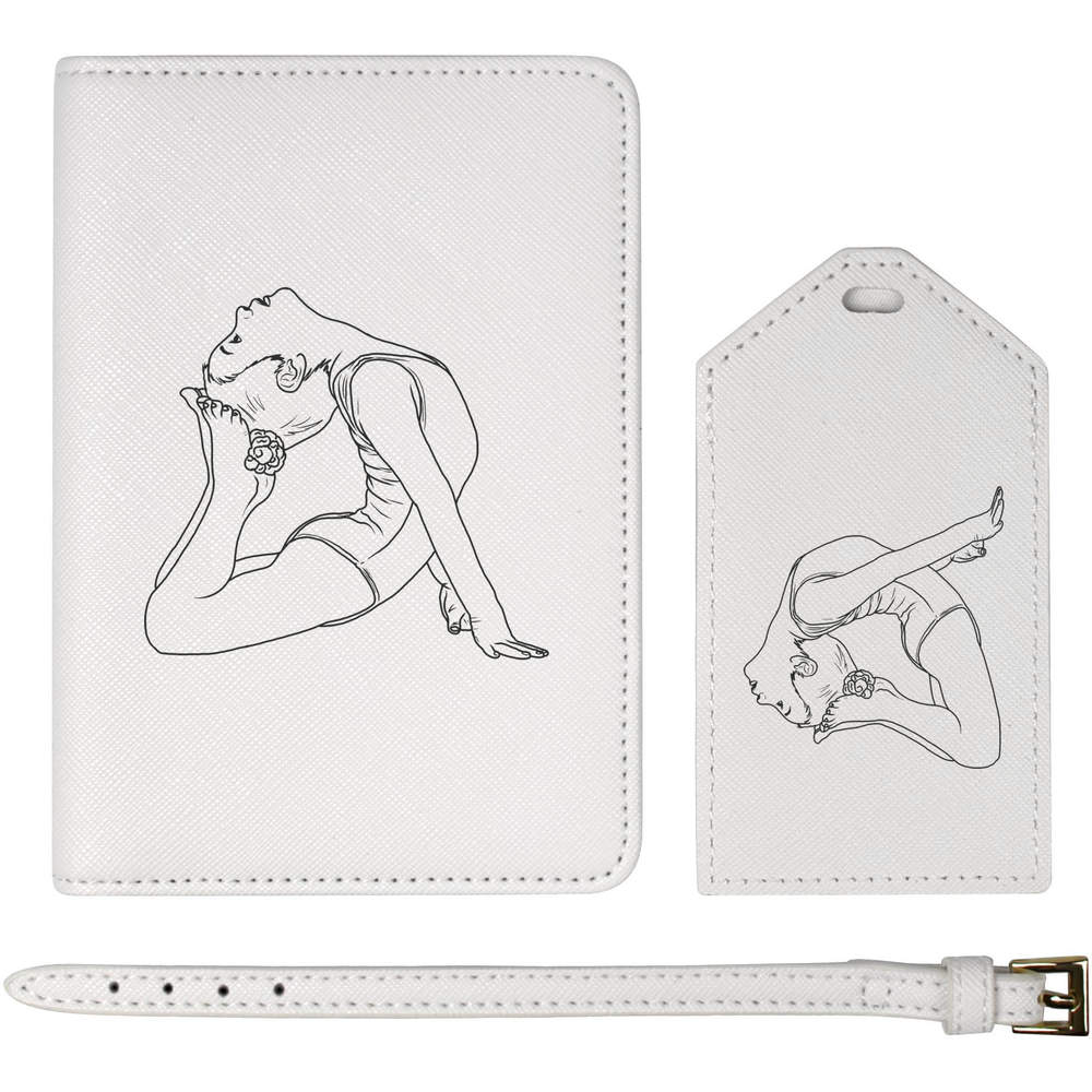 'Gymnast Girl' Passport Cover & Luggage Tag Travel Set (PA00020671)