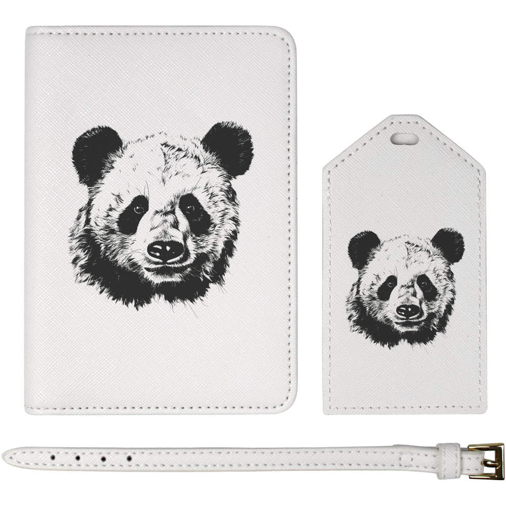 'Panda' Passport Cover & Luggage Tag Travel Set (PA00023113)