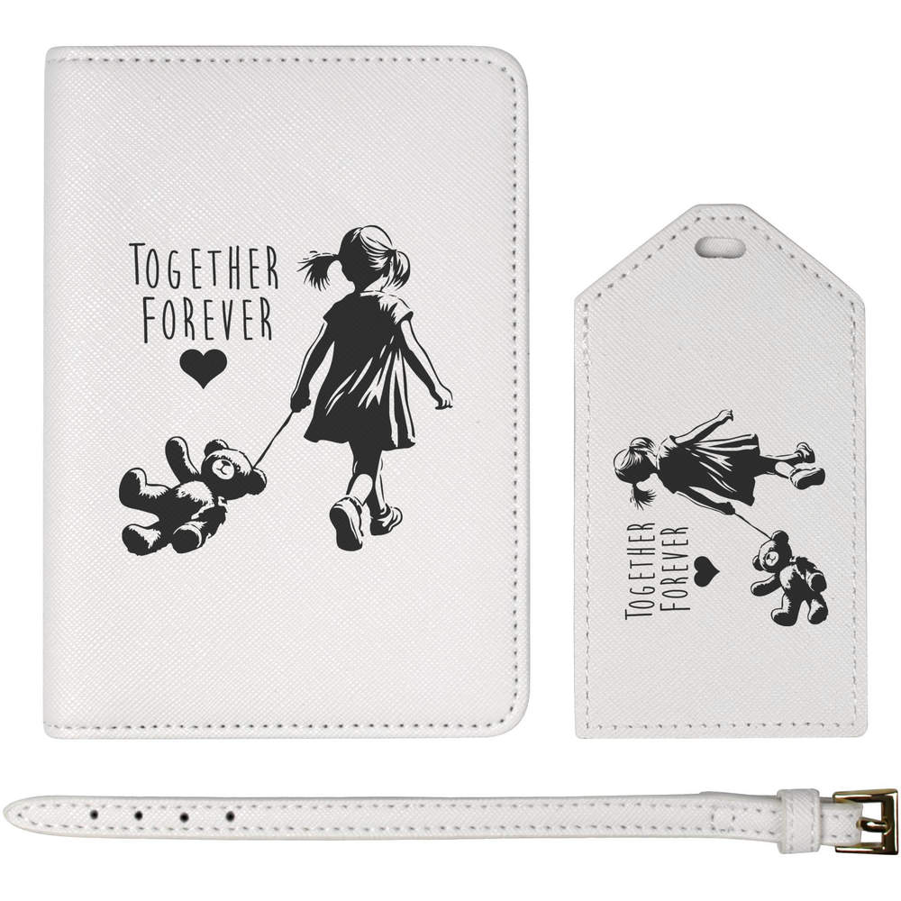'Together Forever' Passport Cover & Luggage Tag Travel Set (PA00030426)