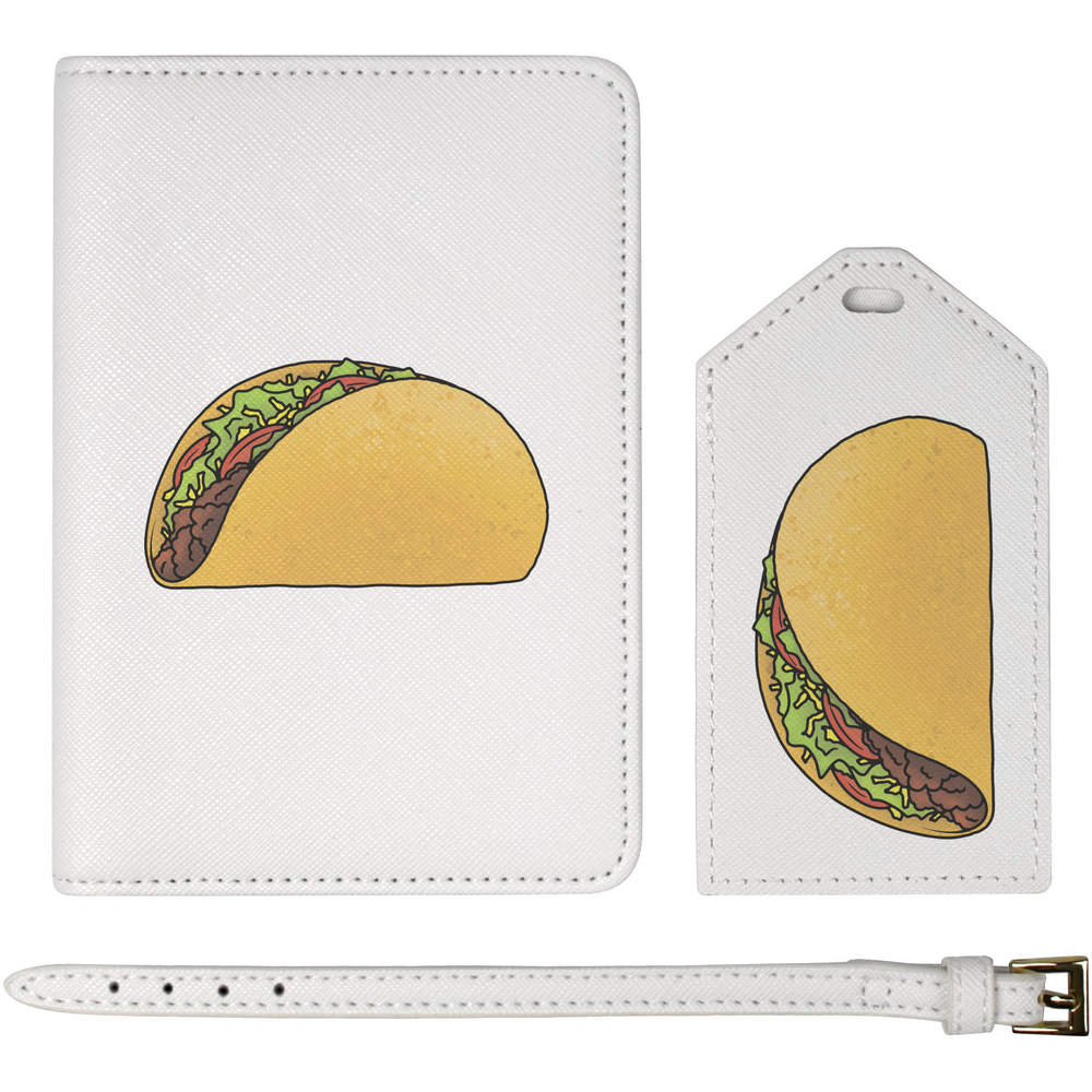 'Tasty Taco' Passport Cover & Luggage Tag Travel Set (PA00033350)