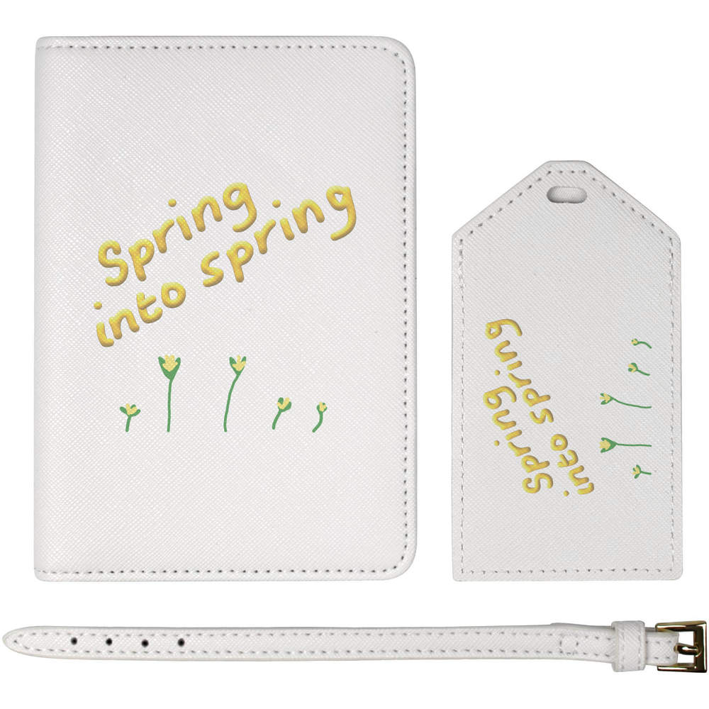 'Spring Into Spring' Passport Cover & Luggage Tag Travel Set (PA00034337)