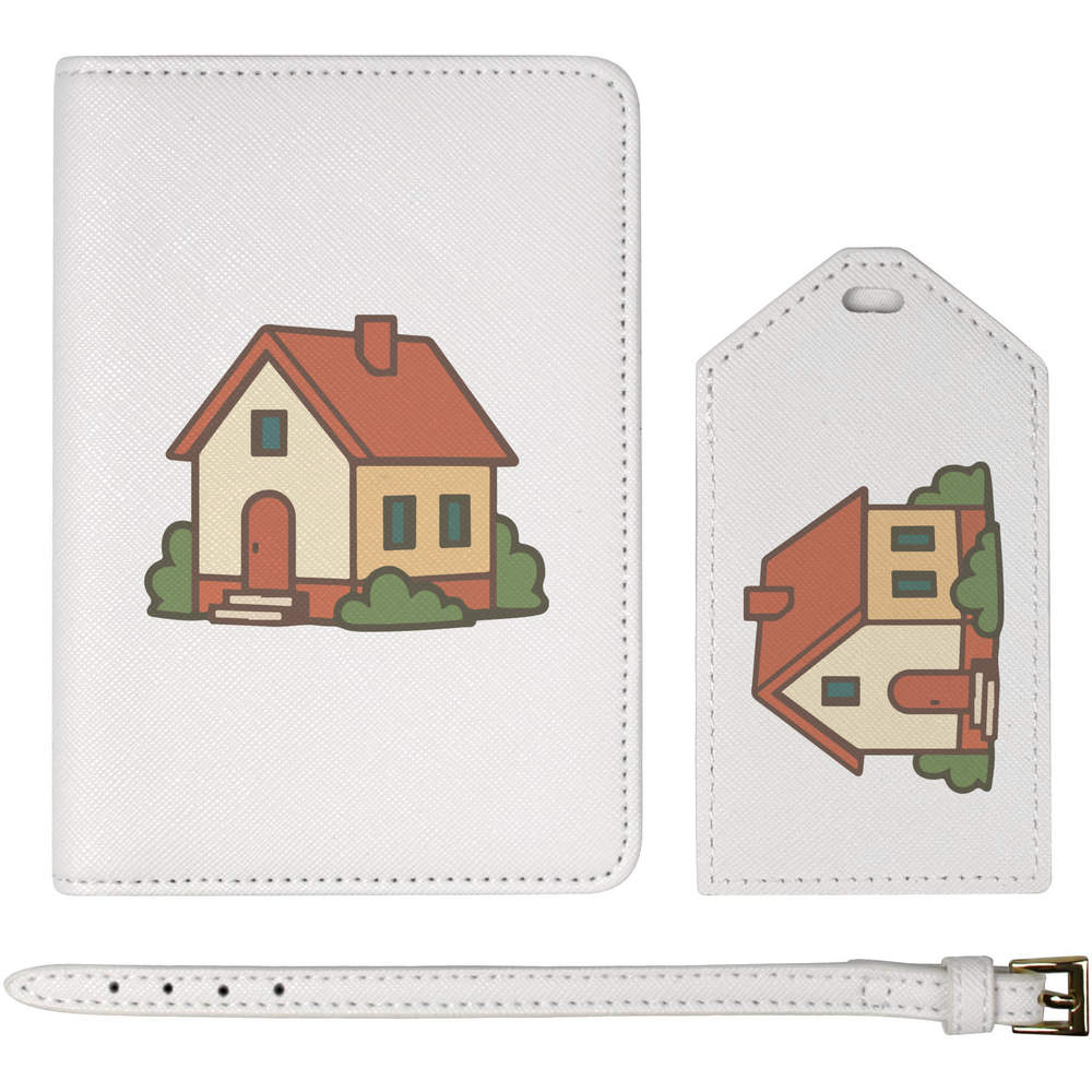 'Cosy Home' Passport Cover & Luggage Tag Travel Set (PA00037747)