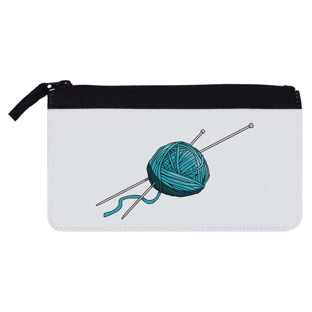 'Wool & Knitting Needles' Pencil Case (PC00043417)