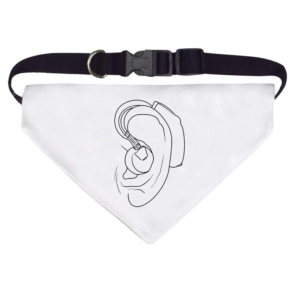'Hearing Aid' Dog / Cat / Pet Bandana (PD034707) - Picture 9 of 12