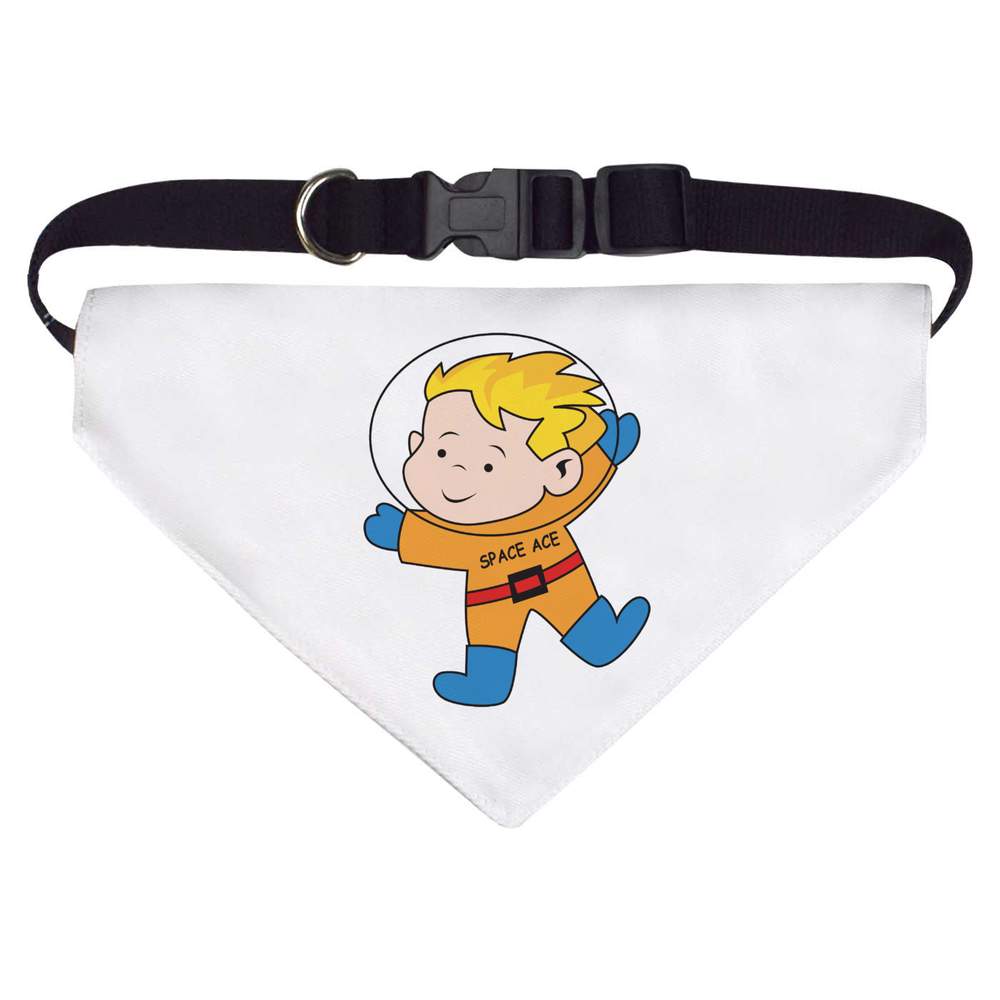 Large 'Space Ace' Dog / Cat / Pet Bandana (PD00059440)