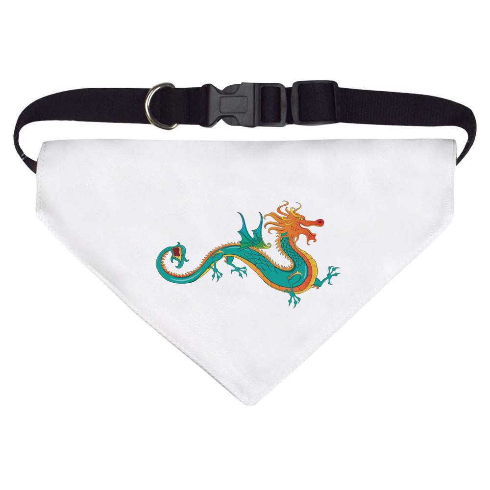 Large 'Chinese Dragon' Dog / Cat / Pet Bandana (PD00059550)