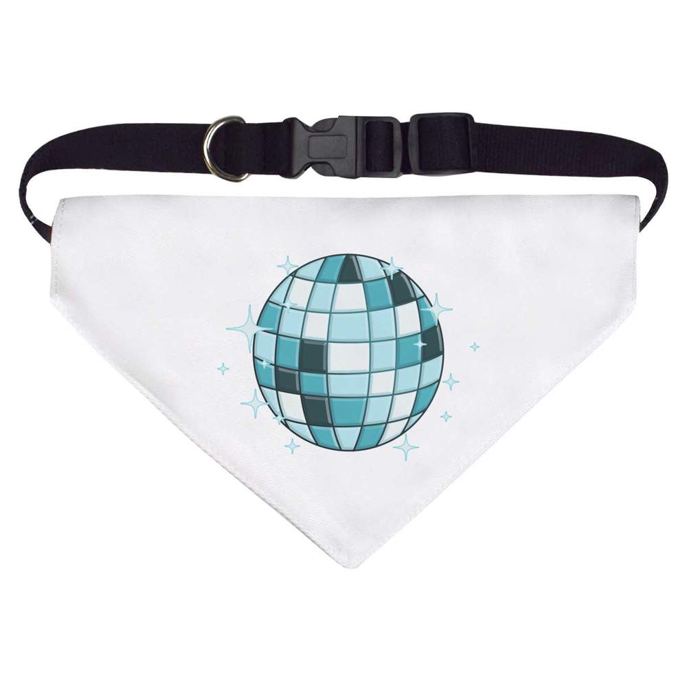 Large 'Sparkling Disco Ball' Dog / Cat / Pet Bandana (PD00061766)
