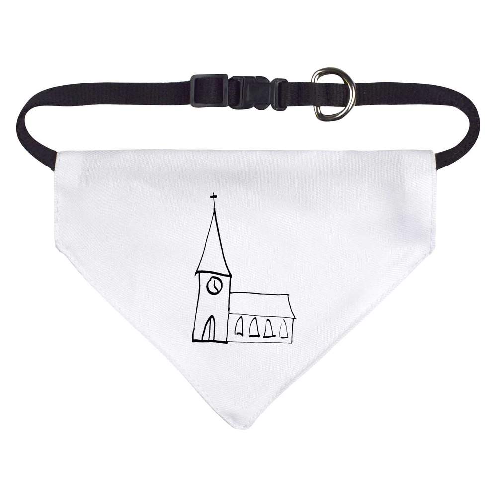 'Church' Dog / Cat / Pet Bandana (PD007876)