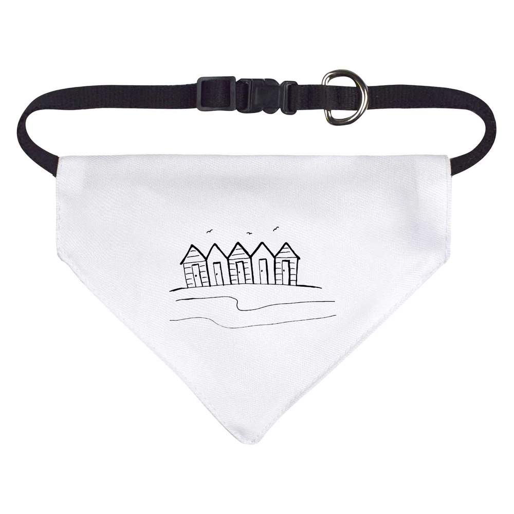 'Beach Huts' Dog / Cat / Pet Bandana (PD011987)