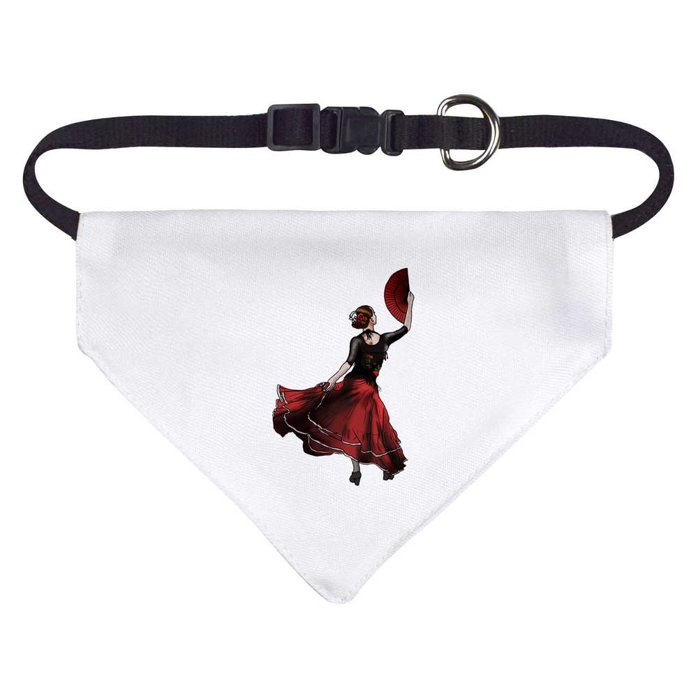 Small 'Flamenco Dancer' Dog / Cat / Pet Bandana (PD00023399)