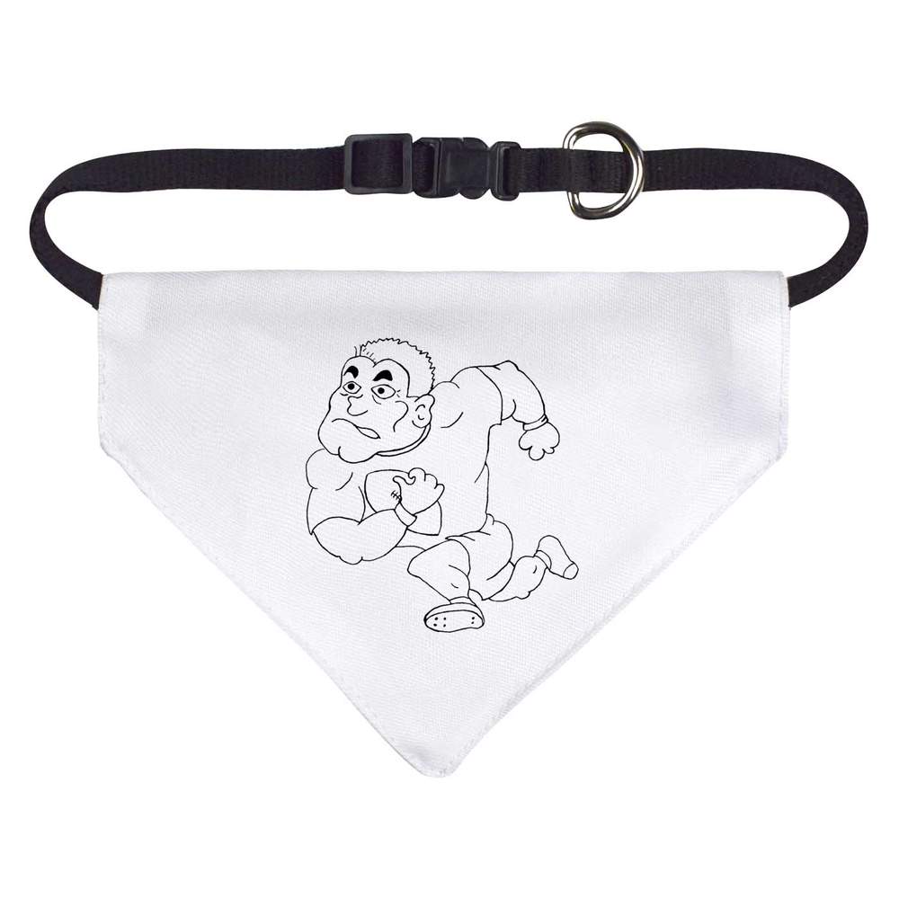 'Rugby Player' Dog / Cat / Pet Bandana (PD032238)