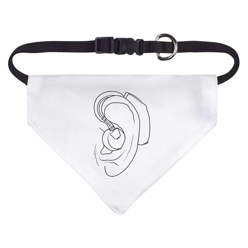 'Hearing Aid' Dog / Cat / Pet Bandana (PD034707) - Picture 5 of 12