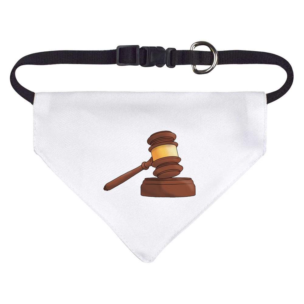 'Judge Gavel' Dog / Cat / Pet Bandana (PD038713)