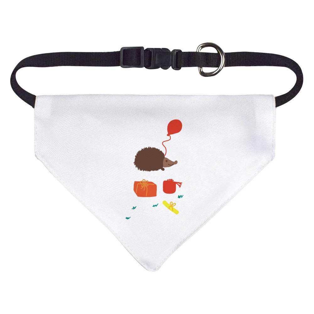 'Birthday hedgehog ' Dog / Cat / Pet Bandana (PD040685)