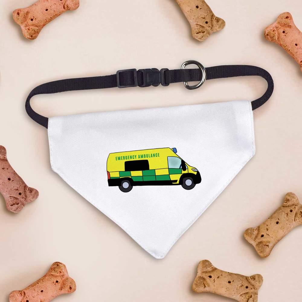 'Paramedics Van' Dog / Cat / Pet Bandana (PD040865) - Picture 7 of 12