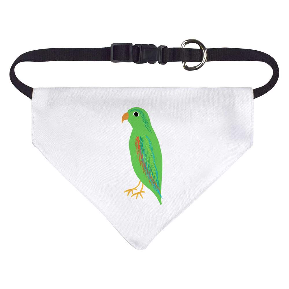 'Green parrot' Dog / Cat / Pet Bandana (PD040884)