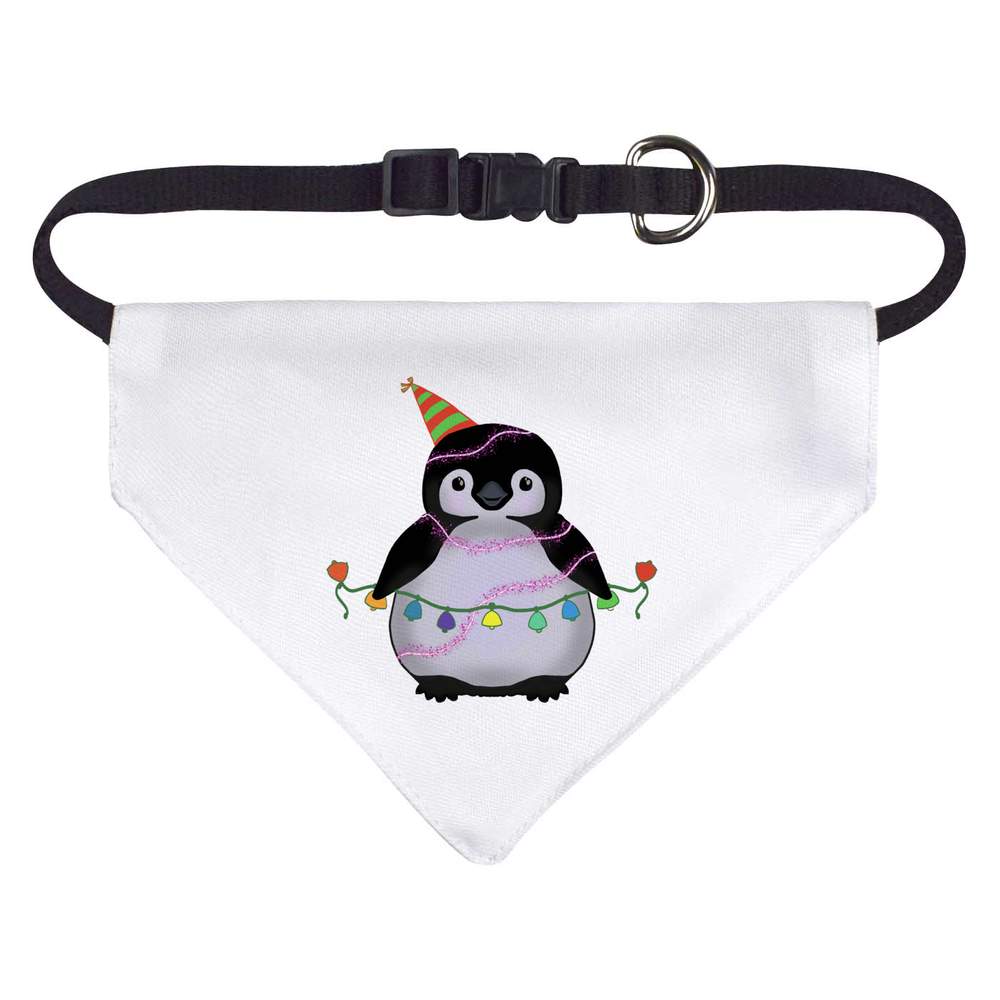 'Christmas Penguin' Dog / Cat / Pet Bandana (PD041357)